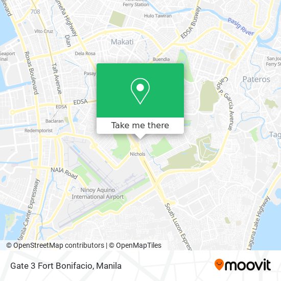 Gate 3 Fort Bonifacio map