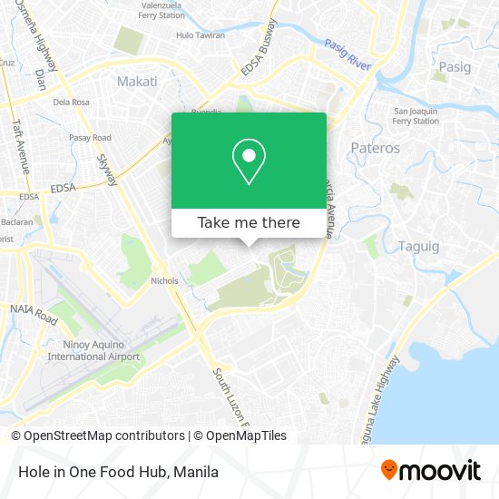 Hole in One Food Hub map