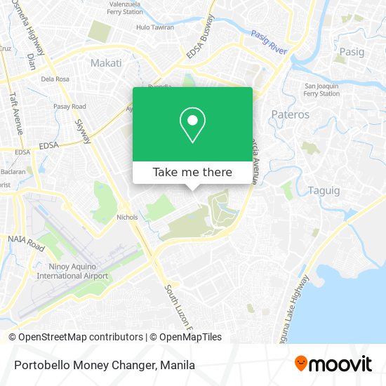 Portobello Money Changer map