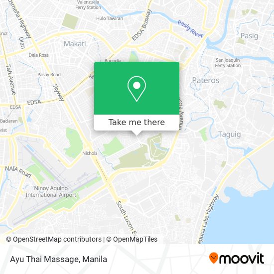 Ayu Thai Massage map