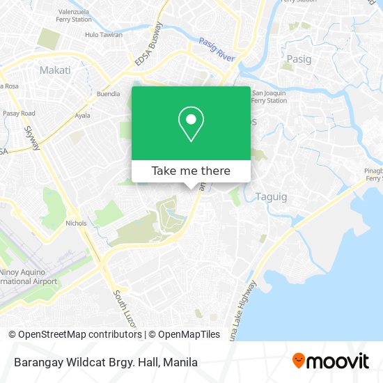 Barangay Wildcat Brgy. Hall map