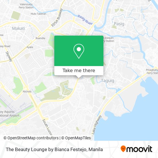 The Beauty Lounge by Bianca Festejo map