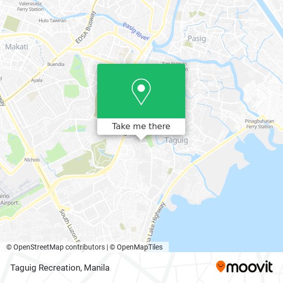 Taguig Recreation map