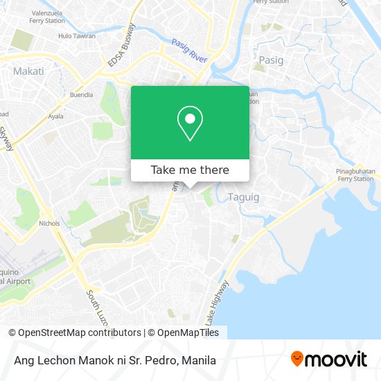 Ang Lechon Manok ni Sr. Pedro map