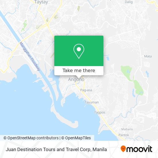 Juan Destination Tours and Travel Corp map