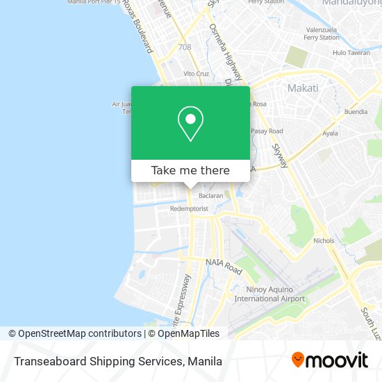 Transeaboard Shipping Services map