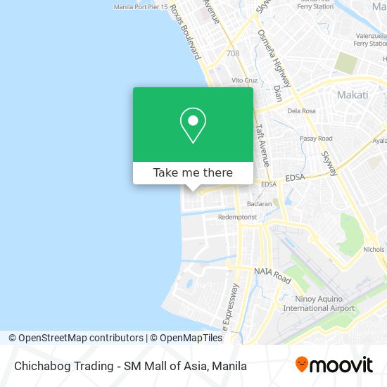 Chichabog Trading ‐ SM Mall of Asia map