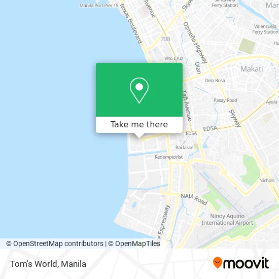 Tom's World map