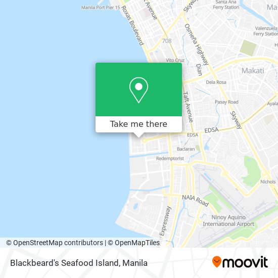 Blackbeard's Seafood Island map