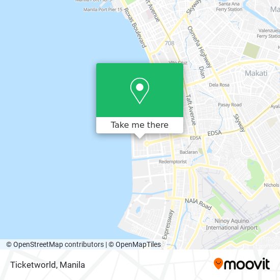 Ticketworld map