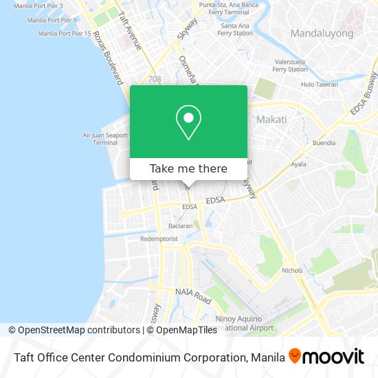 Taft Office Center Condominium Corporation map