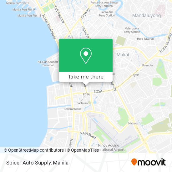 Spicer Auto Supply map