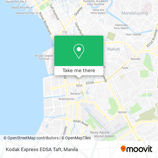 Kodak Express EDSA Taft map