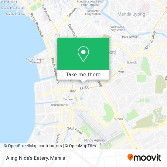 Aling Nida's Eatery map