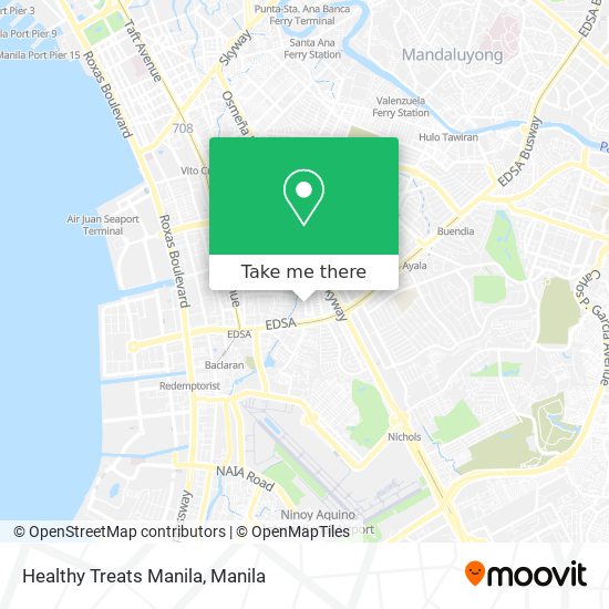 Healthy Treats Manila map