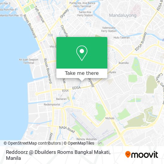 Reddoorz @ Dbuilders Rooms Bangkal Makati map