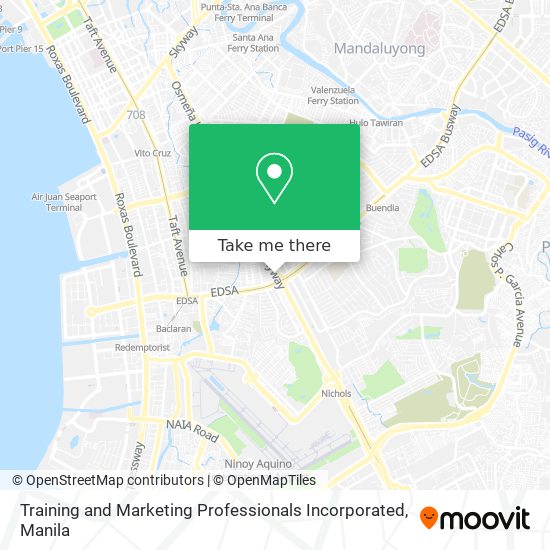 Training and Marketing Professionals Incorporated map