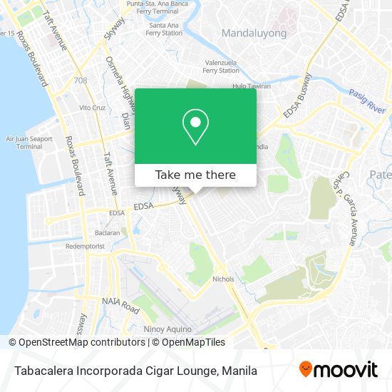 Tabacalera Incorporada Cigar Lounge map