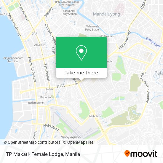 TP Makati- Female Lodge map