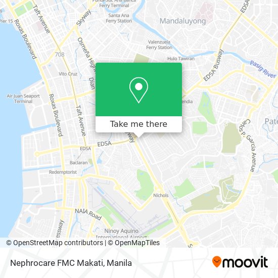 Nephrocare FMC Makati map