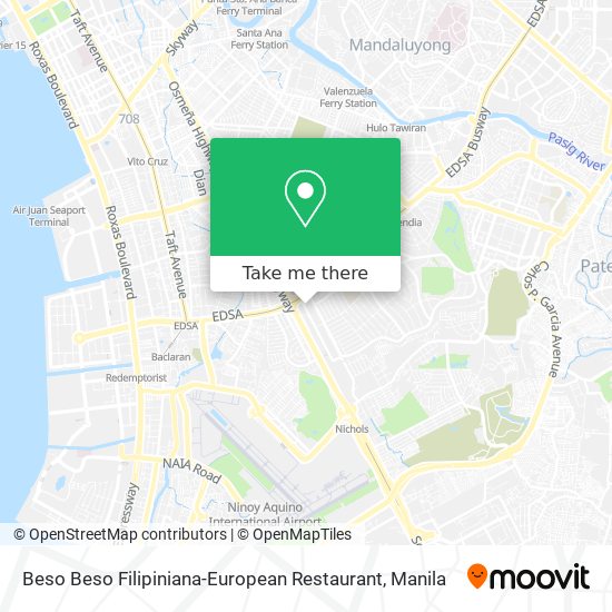 Beso Beso Filipiniana-European Restaurant map