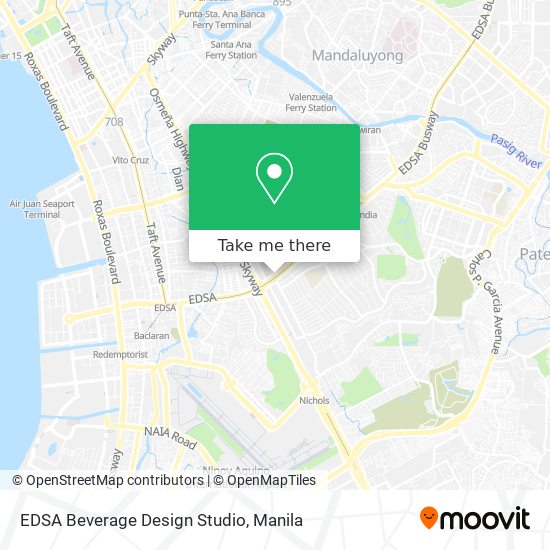EDSA Beverage Design Studio map