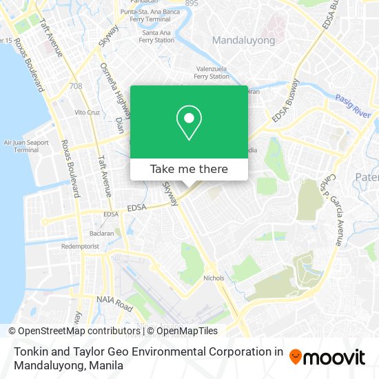 Tonkin and Taylor Geo Environmental Corporation in Mandaluyong map