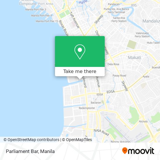 Parliament Bar map