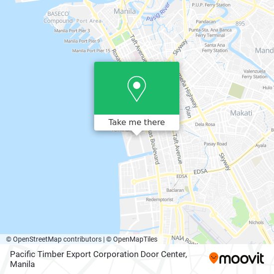 Pacific Timber Export Corporation Door Center map