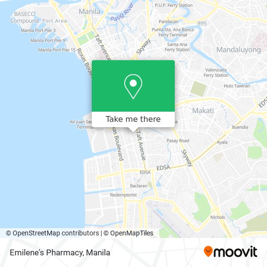 Emilene's Pharmacy map