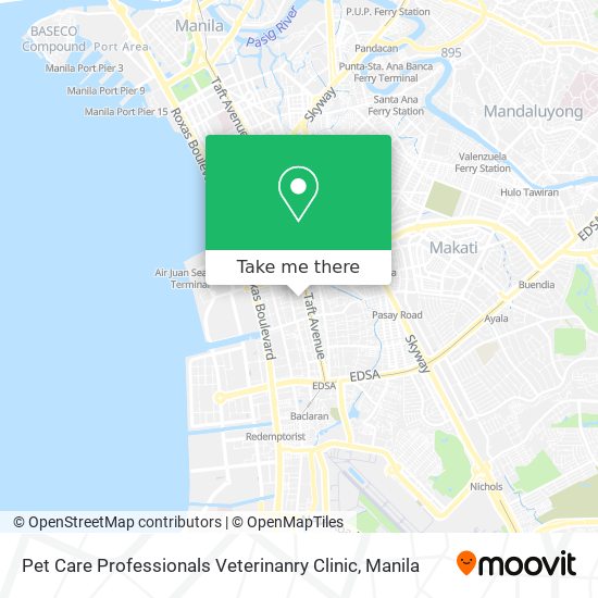 Pet Care Professionals Veterinanry Clinic map