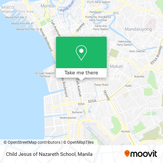Child Jesus of Nazareth School map