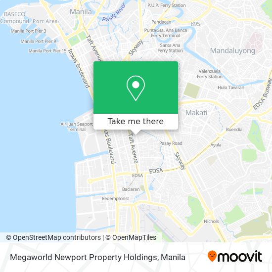 Megaworld Newport Property Holdings map