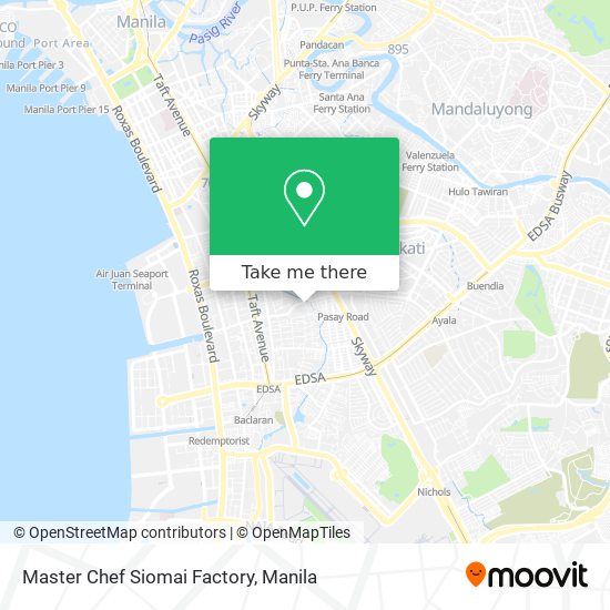 Master Chef Siomai Factory map