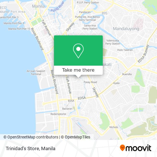 Trinidad's Store map