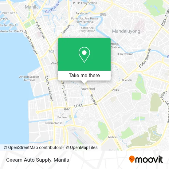 Ceeam Auto Supply map