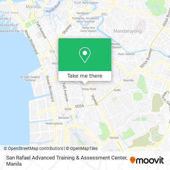 San Rafael Advanced Training & Assessment Center map