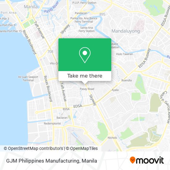 GJM Philippines Manufacturing map