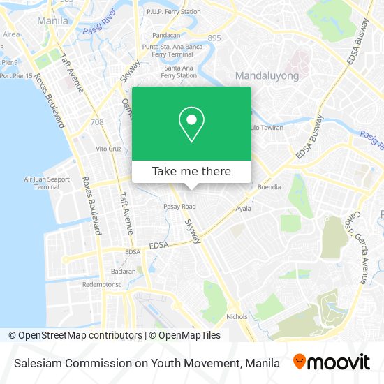 Salesiam Commission on Youth Movement map