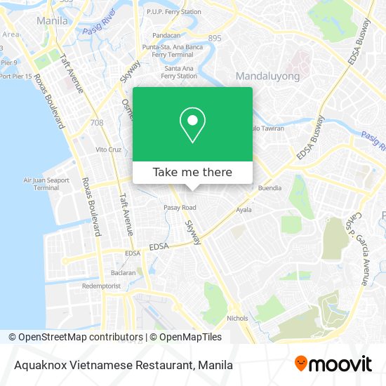 Aquaknox Vietnamese Restaurant map