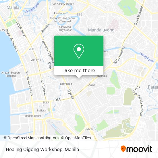 Healing Qigong Workshop map