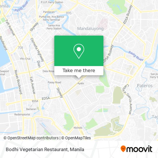 Bodhi Vegetarian Restaurant map