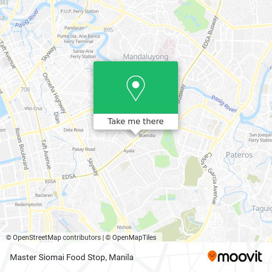 Master Siomai Food Stop map