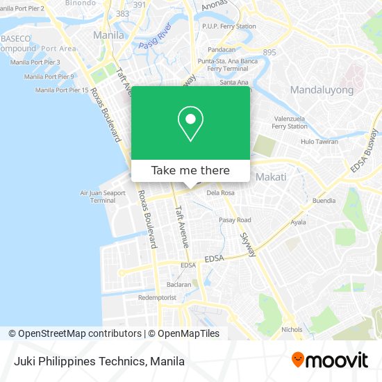 Juki Philippines Technics map