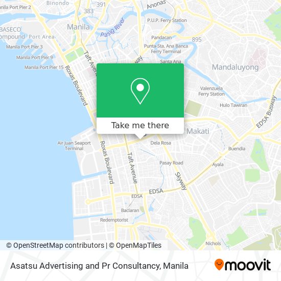 Asatsu Advertising and Pr Consultancy map