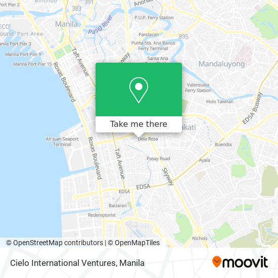 Cielo International Ventures map