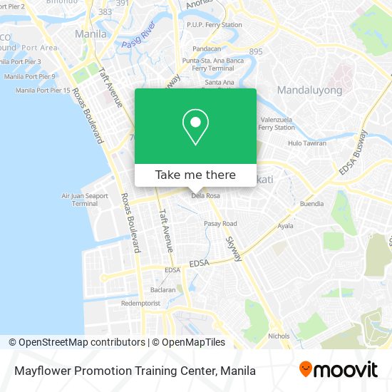 Mayflower Promotion Training Center map