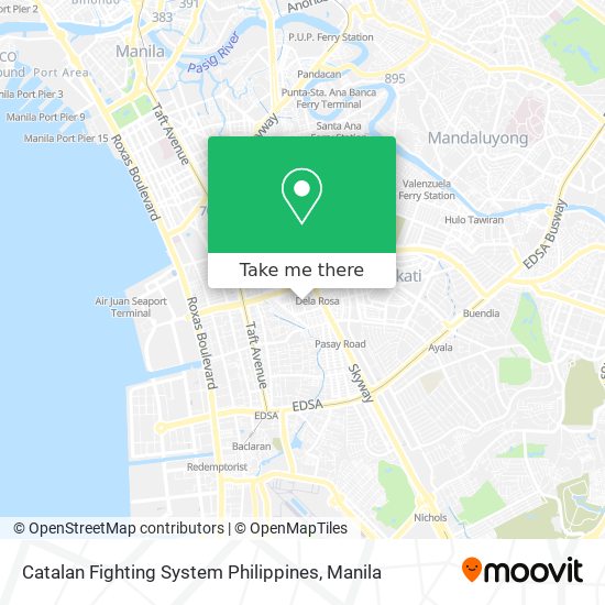 Catalan Fighting System Philippines map