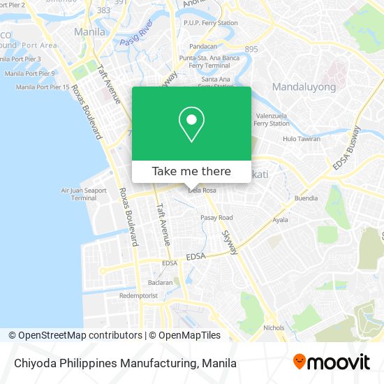 Chiyoda Philippines Manufacturing map