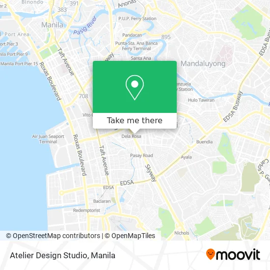 Atelier Design Studio map